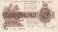 Treasury 1 Pound, from 1919